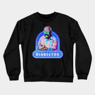 Diabeetus Old Distressed Crewneck Sweatshirt